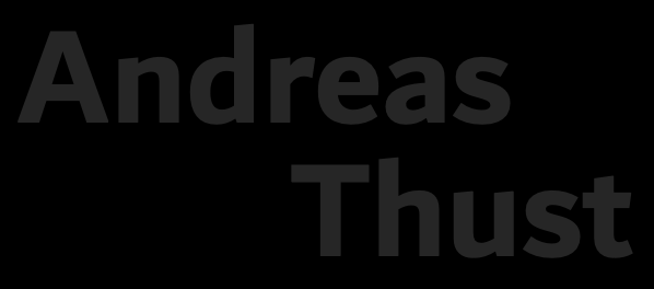 Andreas Thust - name lettering